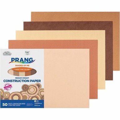 Prang Multicultural Construction Paper - Art, Craft - 18&quot;Width x 12&quot;Length - 50 / Pack - Assorted