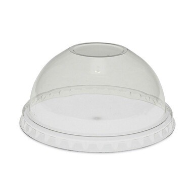 EarthChoice Strawless RPET Lid, Dome Lid, Fits 9 oz to 20 oz &quot;A&quot; Cups, Clear, 900/Carton