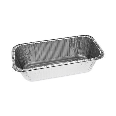 Aluminum Steam Table Pan, One-Third Size Deep Loaf Pan, 3&quot; Deep, 5.9 x 8.04, 200/Carton