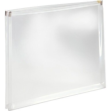 Pendaflex Zippered Closure Poly Envelopes - Document - 13&quot; Width x 10&quot; Length - Zippered - Poly - 5 / Pack - Clear
