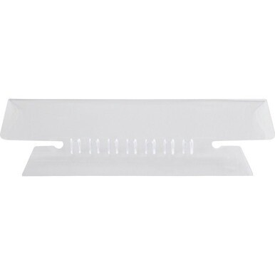 Pendaflex Hanging Folder Plastic Insertable Tabs - 25 Tab(s)3.50&quot; Tab Width - Clear Plastic Tab(s) - Recycled - 25 / Pack