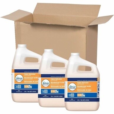 Febreze Fabric Refresher Refill - 128 fl oz (4 quart) - Fresh ScentBottle - 3 / Carton - White