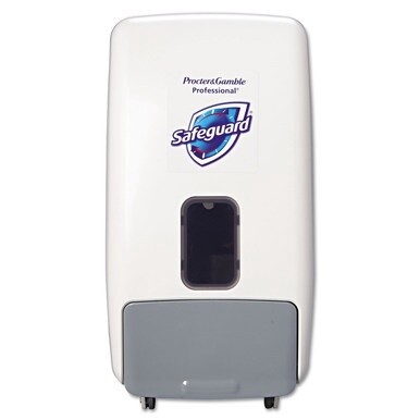 Foam Hand Soap Dispenser, 1,200 mL, White/Gray