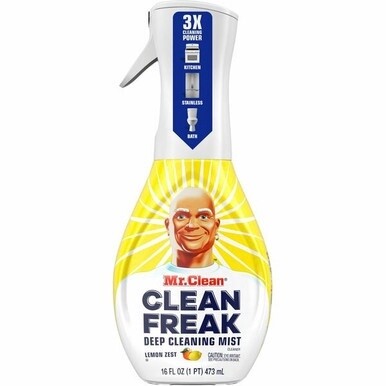 Mr. Clean Deep Cleaning Mist - 16 fl oz (0.5 quart) - Lemon Zest Scent - 6 / Carton - Multi