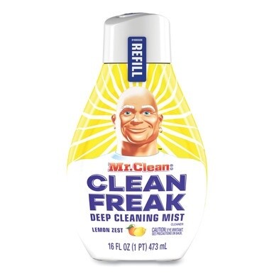 Clean Freak Deep Cleaning Mist Multi-Surface Spray Refill, Lemon Zest, 16 oz Refill Bottle
