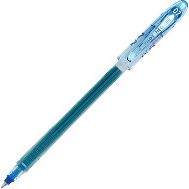 GSA MAS Pilot Neo-Gel Rollerball Pens - Fine Pen Point - 0.7 mm Pen Point Size - Blue Gel-based Ink - Translucent Barrel - 1 Dozen