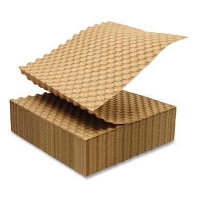 Bubble Paper, 12&quot; x 250 ft, Perforated Every 12&quot;, Kraft, 250 Sheets/Carton