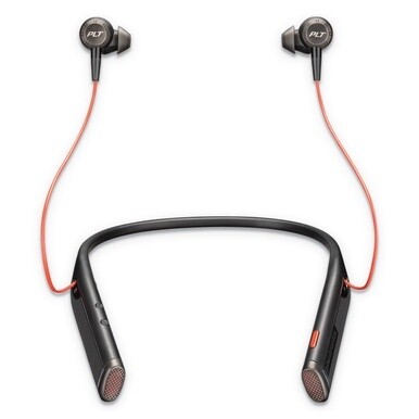Voyager 6200 UC Binaural Neckband Headset, Black