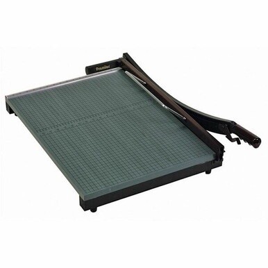 Premier Stakcut Paper Trimmers - 1 x Blade(s)Cuts 30Sheet - 24&quot; Cutting Length - Straight Cutting - 0.8&quot; Height x 19&quot; Width x 24&quot; Depth - Wood Base - Green