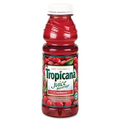 Juice Beverage, Cranberry, 15.2oz Bottle, 12/Carton