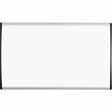 Quartet Arc Cubicle Magnetic Whiteboard - 30&quot; (2.5 ft) Width x 18&quot; (1.5 ft) Height - White Painted Steel Surface - Silver Aluminum Frame - Horizontal - Magnetic - 1 Each