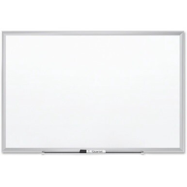 Quartet Premium DuraMax Magnetic Whiteboard - 72&quot; (6 ft) Width x 48&quot; (4 ft) Height - White Porcelain Surface - Silver Aluminum Frame - Rectangle - Horizontal/Vertical - Magnetic - 1 Each - TAA Complia