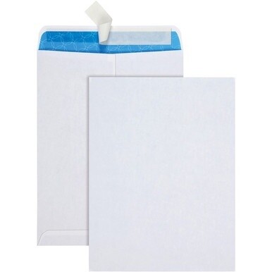 Quality Park 9 x 12 Treated, Security Tinted Catalog Envelopes with Redi-Strip&amp;reg; Closure - Catalog - 9&quot; Width x 12&quot; Length - 28 lb - Flap - 100 / Box - White