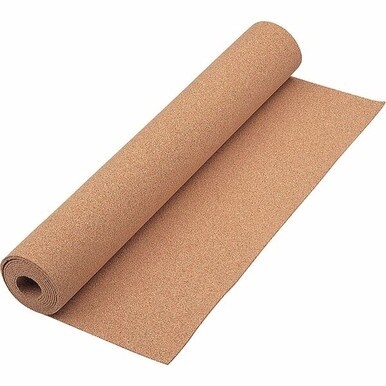 Quartet Natural Cork Roll - 28&quot; Height x 24&quot; Width - Brown Natural Cork Surface - Durable - 1 Each