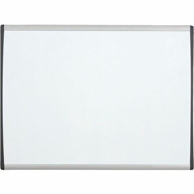 Quartet Arc Cubicle Magnetic Whiteboard - 14&quot; (1.2 ft) Width x 11&quot; (0.9 ft) Height - White Painted Steel Surface - Silver Aluminum Frame - Horizontal - Magnetic - 1 Each