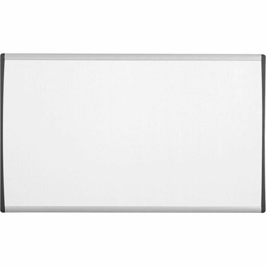 Quartet Arc Cubicle Magnetic Whiteboard - 24&quot; (2 ft) Width x 14&quot; (1.2 ft) Height - White Painted Steel Surface - Silver Aluminum Frame - Horizontal - Magnetic - 1 Each