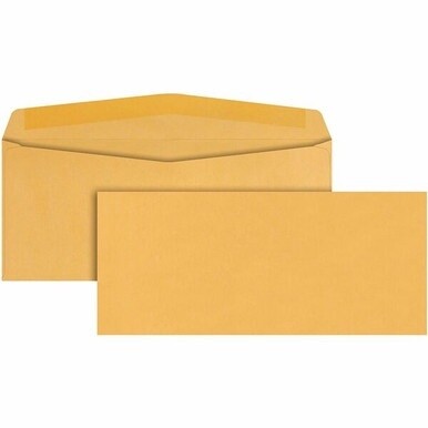 Quality Park No. 12 Envelopes - Business - #12 - 4 3/4&quot; Width x 11&quot; Length - 28 lb - Adhesive - Kraft - 500 / Box - Kraft