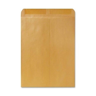 Quality Park 12 x 15-1/2 Heavyweight Catalog Mailing Envelopes - Catalog - #15 1/2 - 12&quot; Width x 15 1/2&quot; Length - 28 lb - Gummed - Kraft - 250 / Box - Kraft