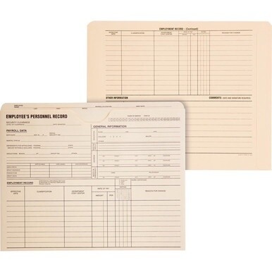 Quality Park Record Jacket - 9 1/2&quot; x 11 3/4&quot; - Manila - 100 / Box