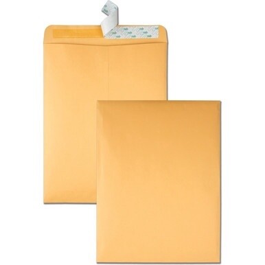 Quality Park 10 x 13 Hi Bulk Catalog Envelopes with Self-Seal Closure - Catalog - 10&quot; Width x 13&quot; Length - 24 lb - Peel &amp; Seal - Kraft - 250 / Carton - Brown Kraft