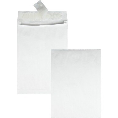 Survivor&amp;reg; 10 x 13 x 1-1/2 DuPont Tyvek Expansion Mailers with Self-Seal Envelopes - Expansion - 10&quot; Width x 13&quot; Length - 1 1/2&quot; Gusset - 14 lb - Peel &amp; Seal - Tyvek - 100 / Carton - White
