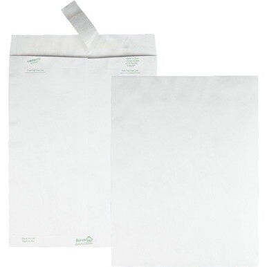 Survivor&amp;reg; 10 x 13 DuPont Tyvek Catalog Mailer with Self-Sealing Closure - Catalog - #13 1/2 - 10&quot; Width x 13&quot; Length - 14 lb - Peel &amp; Seal - Tyvek - 100 / Box - White