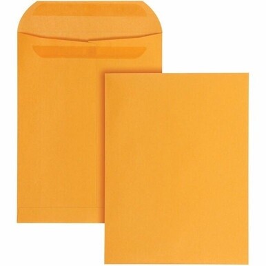 Quality Park 9-1/2 x 12-1/2 Catalog Envelopes with Self-Seal Closure - Catalog - #12 1/2 - 9 1/2&quot; Width x 12 1/2&quot; Length - 28 lb - Self-sealing - Kraft - 250 / Box - Kraft