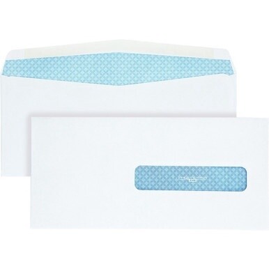 Quality Park HCFA-1500 Claim Form Envelopes - Single Window - #10 1/2 - 4 1/2&quot; Width x 9 1/2&quot; Length - 24 lb - Gummed - Wove - 500 / Box - White