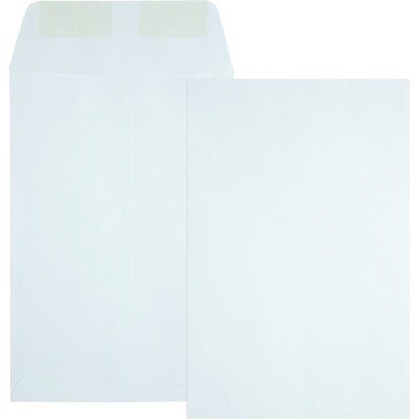 Quality Park 6 x 9 Catalog Mailing Envelopes - Catalog - 6&quot; Width x 9&quot; Length - 24 lb - Gummed - Wove - 500 / Box - White