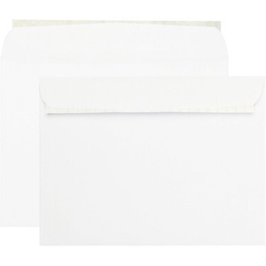 Quality Park 9 x 12 Booklet Envelopes with Self-Seal Closure - Catalog - #9 1/2 - 9&quot; Width x 12&quot; Length - 28 lb - Peel &amp; Seal - Wove - 100 / Box - White