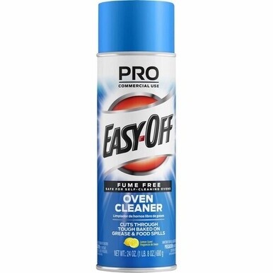 Professional Easy-Off Fume Free Over Cleaner - 24 oz (1.50 lb) - Lemon Scent - 1 Each - White