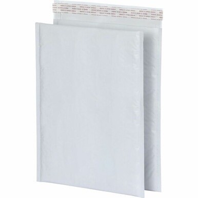 Quality Park Poly Bubble Mailers - Bubble - 10 1/2&quot; Width x 15&quot; Length - Strip - Poly - 25 / Box - White