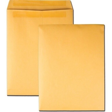 Quality Park 10 x 13 Catalog Envelopes with Redi-Seal&amp;reg; Self-Sealing Closure - Catalog - #13 1/2 - 10&quot; Width x 13&quot; Length - 28 lb - Self-sealing - Kraft - 250 / Box - Kraft