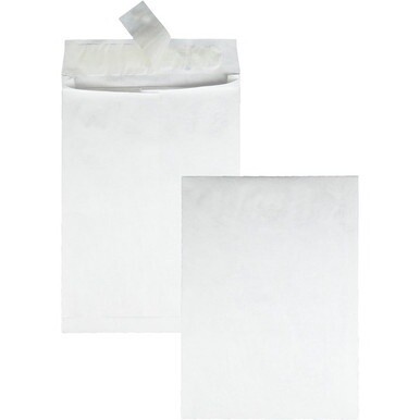 Survivor&amp;reg; 10 x 13 x 1-1/2 DuPont Tyvek Expansion Mailers with Self-Seal Closure - Expansion - 10&quot; Width x 13&quot; Length - 1 1/2&quot; Gusset - 18 lb - Peel &amp; Seal - Tyvek - 100 / Carton - White