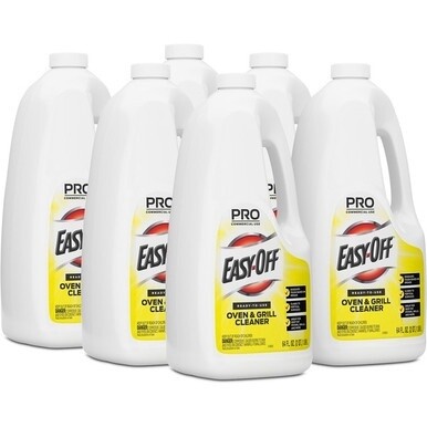 Easy-Off Oven/Grill Cleaner - 64 fl oz (2 quart)Bottle - 6 / Carton - Clear