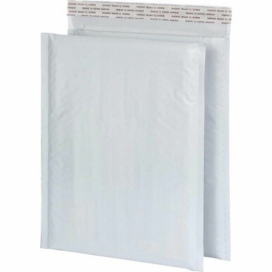 Quality Park Poly Bubble Mailers - Bubble - 8 1/2&quot; Width x 11&quot; Length - Strip - Poly - 25 / Box - White