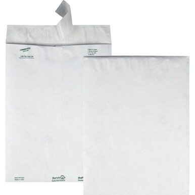 Survivor&amp;reg; 9-1/2 x 12 1/2 DuPont Tyvek Catalog Mailers with Self-Seal Closure - Catalog - #12 1/2 - 9 1/2&quot; Width x 12 1/2&quot; Length - 14 lb - Peel &amp; Seal - Tyvek - 100 / Box - White