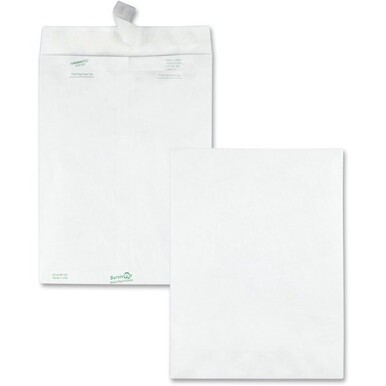 Survivor&amp;reg; 9 x 12 DuPont Tyvek Catalog Mailers with Self-Sealing Closure - Catalog - #10 1/2 - 9&quot; Width x 12&quot; Length - 14 lb - Peel &amp; Seal - Tyvek - 100 / Box - White