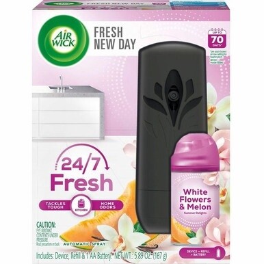 Air Wick Pure 24/7 Summer Air Spray Kit - Spray - Summer Delights - 60 Day - 1 / Kit