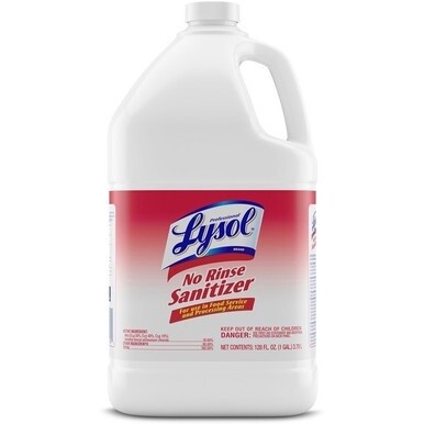 Professional Lysol No Rinse Sanitizer - Concentrate - 128 fl oz (4 quart) - 1 Each