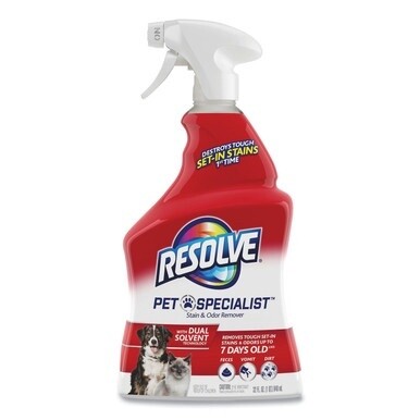 Pet Specialist Stain and Odor Remover, Citrus, 32 oz Trigger Spray Bottle, 12/Carton