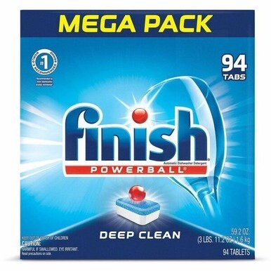 Finish Powerball Dishwasher Tabs - Fresh Scent - 94 / Box - Multi