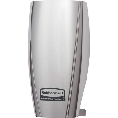 Rubbermaid Commercial TCell Air Freshening Dispenser - 90 Day Refill Life - 6000 ft√É∆í√¢‚Ç¨≈°√É‚Äö√Ç¬≥ Coverage - 1 Each - Chrome