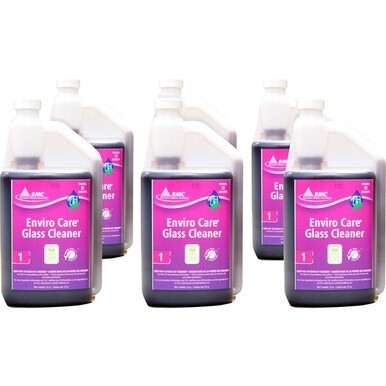 RMC Enviro Care Glass Cleaner - Concentrate - 32 fl oz (1 quart) - 6 / Carton - Purple