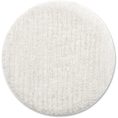 Oreck Floor Machine Terry Cloth Bonnet - 12&quot; Diameter - 1Each x 12&quot; Diameter - Terry Cloth - Warm White