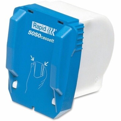 Rapid 5050e Staple Cartridge - 5000 Per Cartridge - 5/32&quot; Leg - 1/2&quot; Crown - Holds 60 Sheet(s) - for Paper - Silver5000 / Box