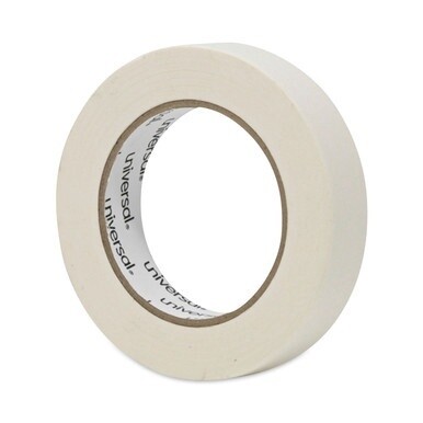 General-Purpose Masking Tape, 3&quot; Core, 24 mm x 54.8 m, Beige, 3/Pack