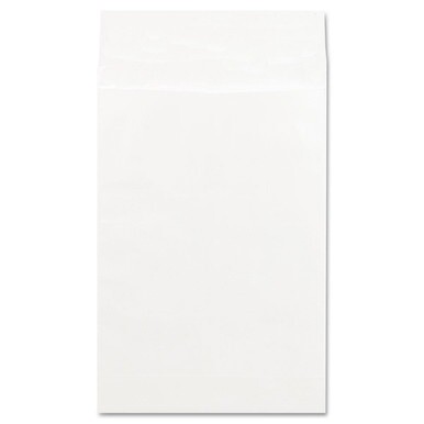 Deluxe Tyvek Expansion Envelopes, Open-End, 2&quot; Capacity, #15 1/2, Square Flap, Self-Adhesive Closure, 12 x 16, White, 100/Box