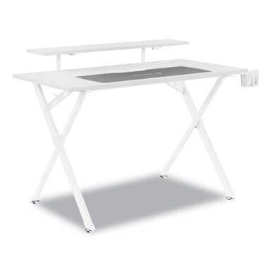 Vizon 47&quot; Gaming Desk, 47.2&quot; x 26.6&quot; x 35&quot;, White Colorway