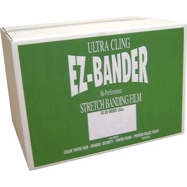 WP EZ Bander Stretch Film - 3&quot; Width x 1000 ft Length - Self-clinging, Residue-free - Linear Low-Density Polyethylene (LLDPE) - Clear - 60 / Pallet